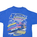 HANES Kentucky Speedway Mens T-Shirt Blue USA L