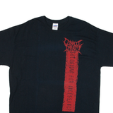 GILDAN Mens Band T-Shirt Black XL