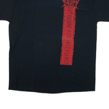 GILDAN Mens Band T-Shirt Black XL