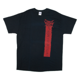GILDAN Mens Band T-Shirt Black XL