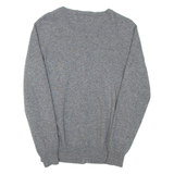 GUESS Womens Cardigan Grey Button Neck Tight Knit S