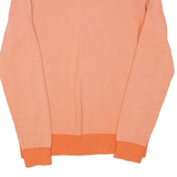 MICHAEL KORS Mens Jumper Orange Tight Knit M