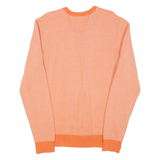 MICHAEL KORS Mens Jumper Orange Tight Knit M