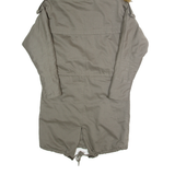 WHISTLES Womens Parka Coat Green Hooded S