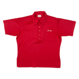 KING LOUIE Womens Polo Shirt Red 90s M