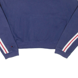CHAMPION Cropped Womens Sweatshirt Blue M