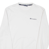 CHAMPION Mens Sweatshirt White S