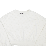 NIKE Loose Fit Cropped Womens Sweatshirt White S