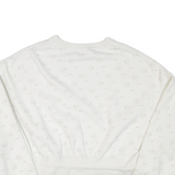 NIKE Loose Fit Cropped Womens Sweatshirt White S