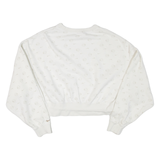 NIKE Loose Fit Cropped Womens Sweatshirt White S
