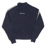 CHAMPION Womens Sweatshirt Blue S