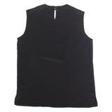 LINEAV Womens Top Black Sleeveless XL