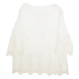 Womens Blouse Cream L