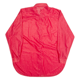 Womens Shirt Red Collared Long Sleeve XL