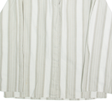 HAMMER Womens Printed Blouse Grey Long Sleeve Striped L