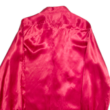 HARRY KIRG Womens Shirt Red Collared Long Sleeve L