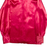 HARRY KIRG Womens Shirt Red Collared Long Sleeve L