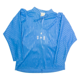 BARRY ARTIST Womens Printed Blouse Blue Long Sleeve Striped L