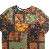 VALENTINE Womens Printed Top Green Floral L