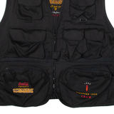 OUTDOOR VEST Scorpions European Tour Mens Gilet Black 90s XL
