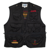 OUTDOOR VEST Scorpions European Tour Mens Gilet Black 90s XL
