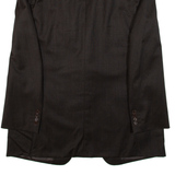 CANALI Mens Blazer Jacket Brown Knit Wool XL