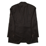 CANALI Mens Blazer Jacket Brown Knit Wool XL