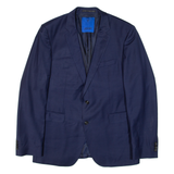 JOOP! Mens Blazer Jacket Blue Knit Wool M