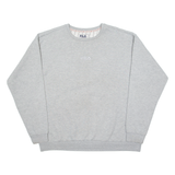 FILA Glittery Womens Sweatshirt Grey 2XL