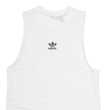 ADIDAS ORIGINALS Womens Vest White Sleeveless Crew Neck UK 8