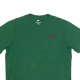 NIKE Mens T-Shirt Green Crew Neck M