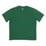 NIKE Mens T-Shirt Green Crew Neck M