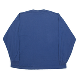 CARHARTT Mens T-Shirt Blue Long Sleeve Crew Neck 2XL
