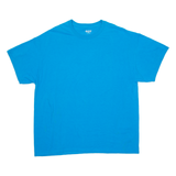 GILDAN Mens T-Shirt Blue Crew Neck XL