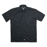 DICKIES Mens Worker Shirt Black M