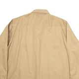 WRANGLER Mens Worker Shirt Brown Long Sleeve 2XL