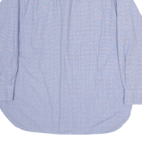 POLO RALPH LAUREN Mens Shirt Blue Check Long Sleeve L