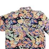Mens Shirt Black Floral L