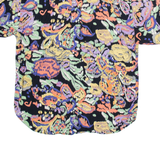Mens Shirt Black Floral L