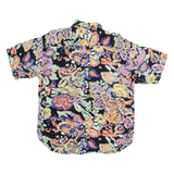 Mens Shirt Black Floral L