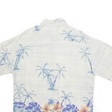 CROFT & BARROW Mens Hawaiian Shirt Grey Floral L