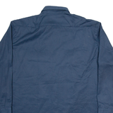 DICKIES Mens Plain Shirt Blue Long Sleeve XL