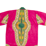 Mens Shirt Pink Crazy Pattern L
