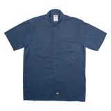 DICKIES Mens Worker Shirt Blue M