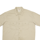DICKIES Mens Worker Shirt Brown XL