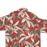 PIERRE CARDIN Mens Hawaiian Shirt Red Floral XL