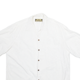 TWO PALMS Mens Plain Shirt White L
