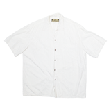 TWO PALMS Mens Plain Shirt White L