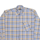 BOSS Mens Shirt Grey Check Long Sleeve XL