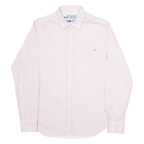 REPLAY Mens Plain Shirt Pink Long Sleeve M